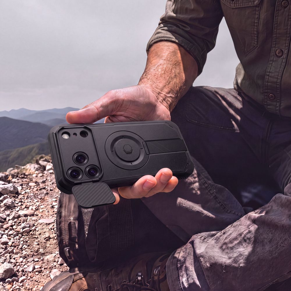 Tech-Protect Kevlar MagSafe 2-Set Case for iPhone 18 Pro / 17 Pro - Black_4