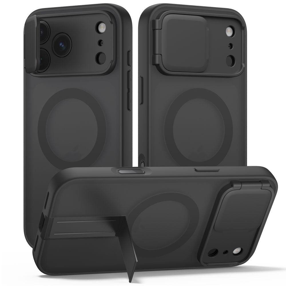 Tech-Protect Kevlar Aura MagSafe Case for iPhone 18 Pro Max / 17 Pro Max - Matte Black_0