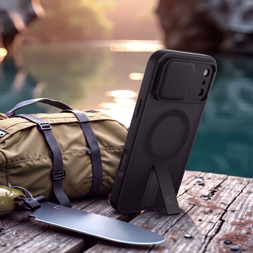 Tech-Protect Kevlar Aura MagSafe Case for iPhone 18 Pro Max / 17 Pro Max - Matte Black_5
