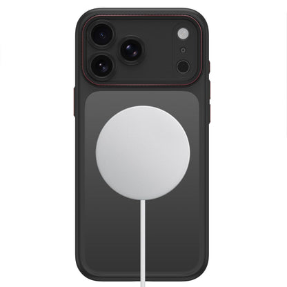 Tech-Protect MagCam MagSafe Case for iPhone 18 Pro / 17 Pro - Matte Black and Red_3