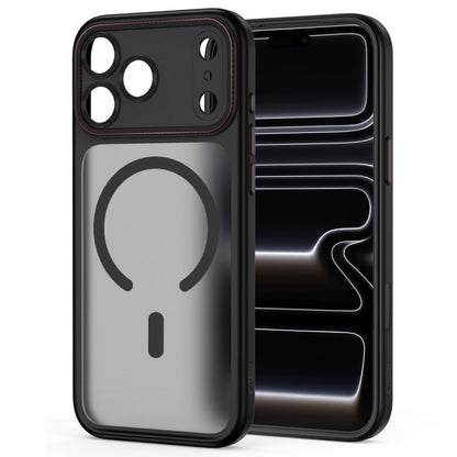 Tech-Protect MagCam MagSafe Case for iPhone 18 Pro Max / 17 Pro Max - Matte Black and Red_1