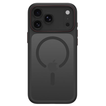 Tech-Protect MagCam MagSafe Case for iPhone 18 Pro Max / 17 Pro Max - Matte Black and Red_2