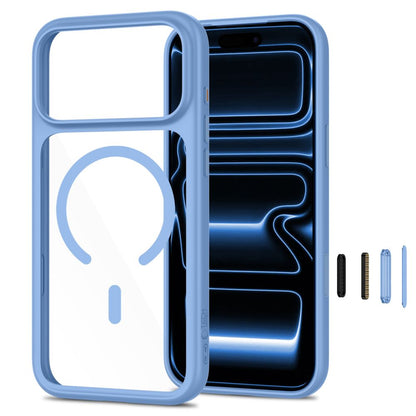Tech-Protect MagOne CC MagSafe Case + Tempered Glass 2-Pack for iPhone 18 Pro Max / 17 Pro Max - Clear Blue_1