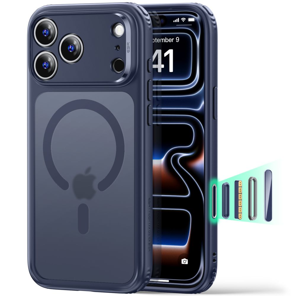 ESR Classic Hybrid MagSafe case for iPhone 18 Pro Max / 17 Pro Max - frosted blue_0