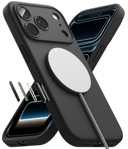 Ringke Silicone MagSafe Case for iPhone 18 Pro Max - Black_4
