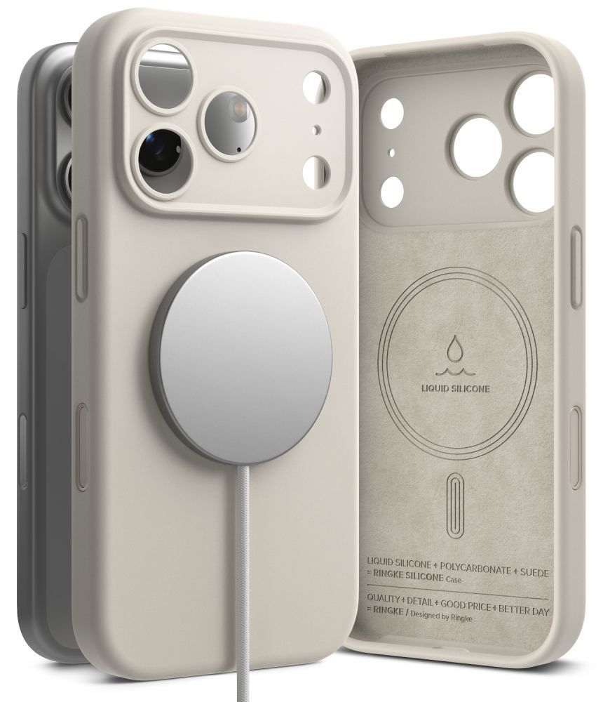 Ringke Silicone MagSafe Case for iPhone 18 Pro Max - Beige_0
