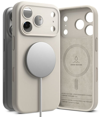 Ringke Silicone MagSafe Case for iPhone 18 Pro Max - Beige_0