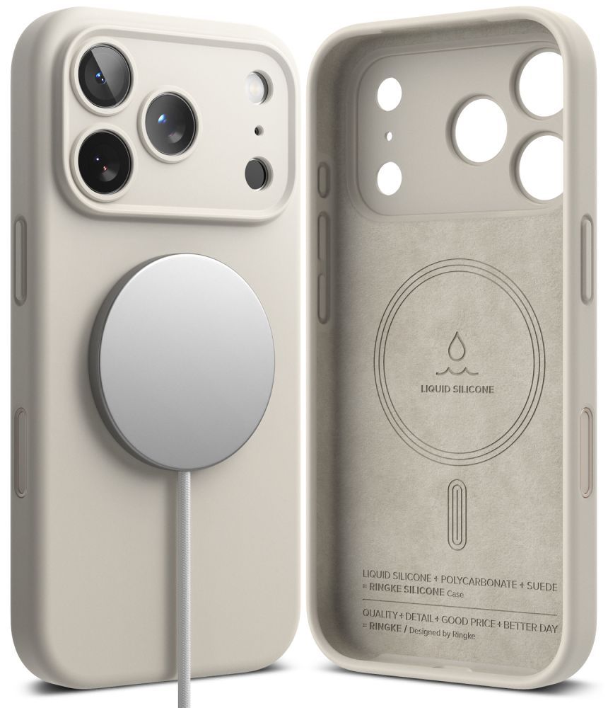 Ringke Silicone MagSafe Case for iPhone 18 Pro Max - Beige_1