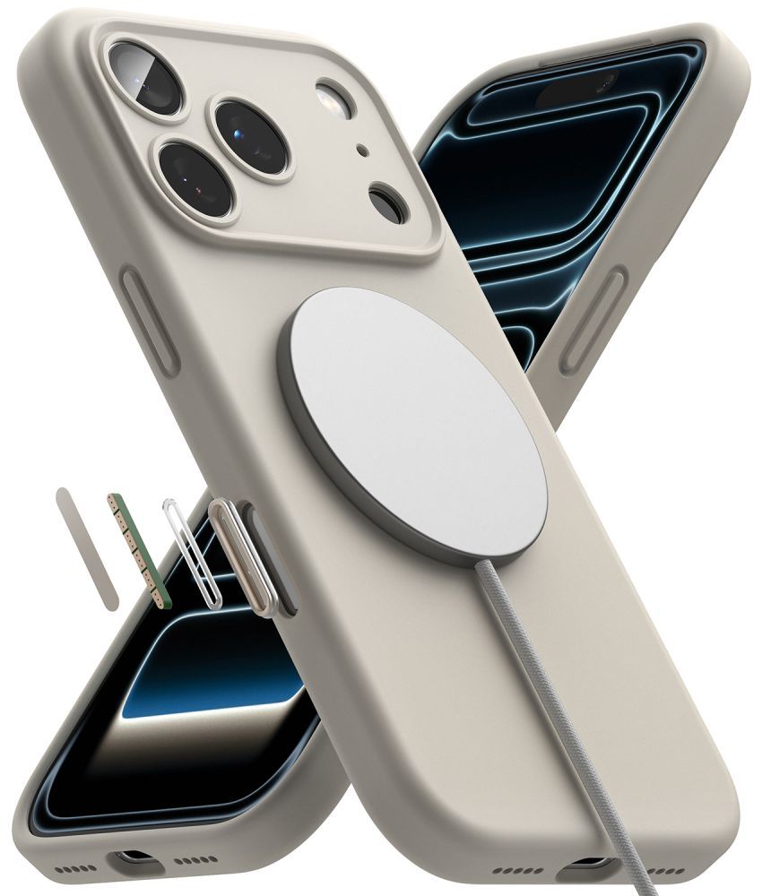 Ringke Silicone MagSafe Case for iPhone 18 Pro Max - Beige_4