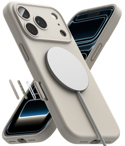 Ringke Silicone MagSafe Case for iPhone 18 Pro Max - Beige_4