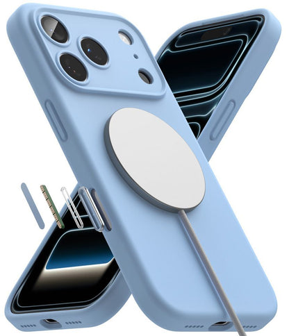 Ringke Silicone MagSafe case for iPhone 18 Pro Max - light blue_4