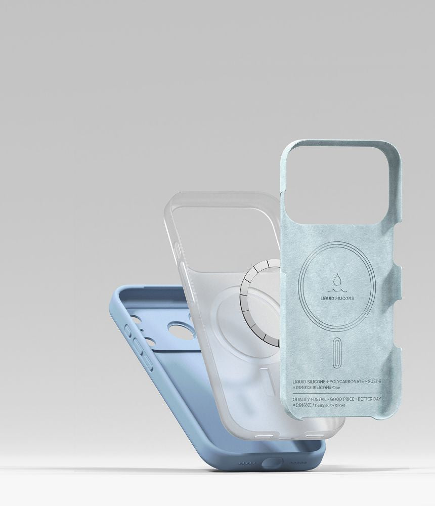Ringke Silicone MagSafe case for iPhone 18 Pro Max - light blue_6