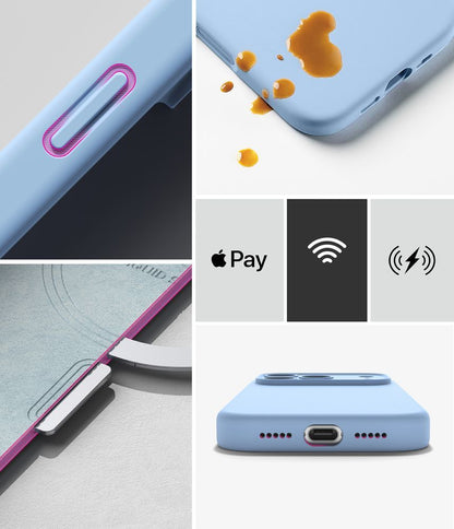 Ringke Silicone MagSafe case for iPhone 18 Pro Max - light blue_7