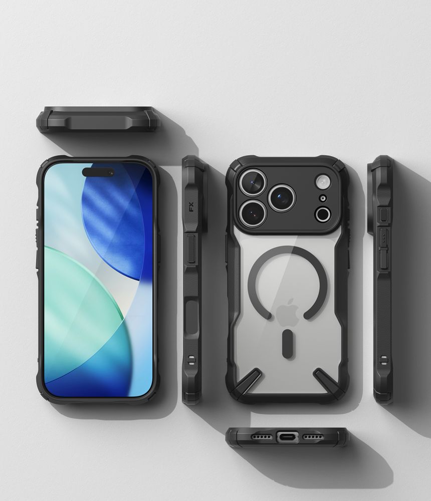 Ringke Fusion X Magnetic MagSafe Case for iPhone 18 Pro / 17 Pro - Black_5