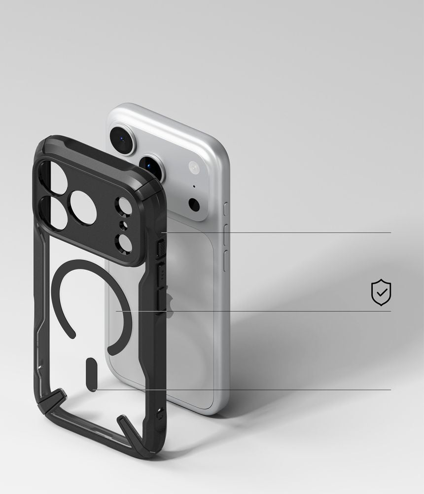 Ringke Fusion X Magnetic MagSafe Case for iPhone 18 Pro / 17 Pro - Black_6