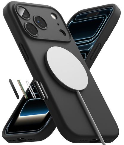 Ringke Silicone MagSafe Case for iPhone 18 Pro - Black_4