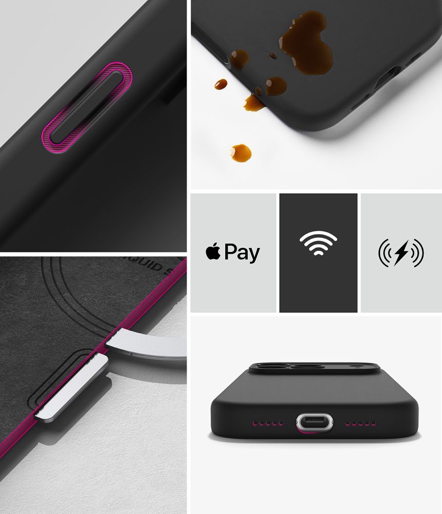 Ringke Silicone MagSafe Case for iPhone 18 Pro - Black_7