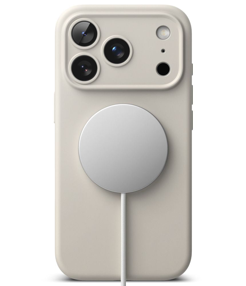 Ringke Silicone MagSafe Case for iPhone 18 Pro - Beige_3