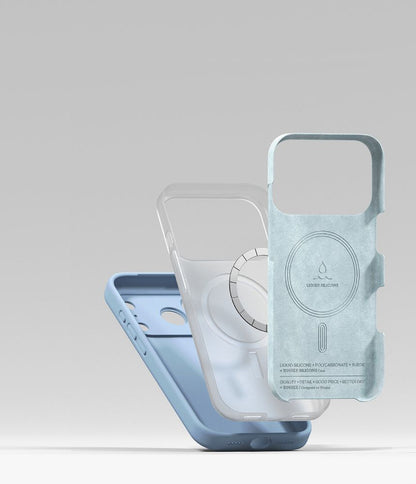 Ringke Silicone MagSafe case for iPhone 18 Pro - light blue_6