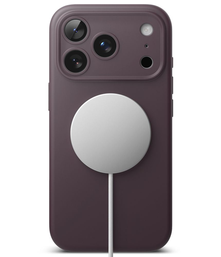 Ringke Silicone MagSafe case for iPhone 18 Pro - dark cherry_3