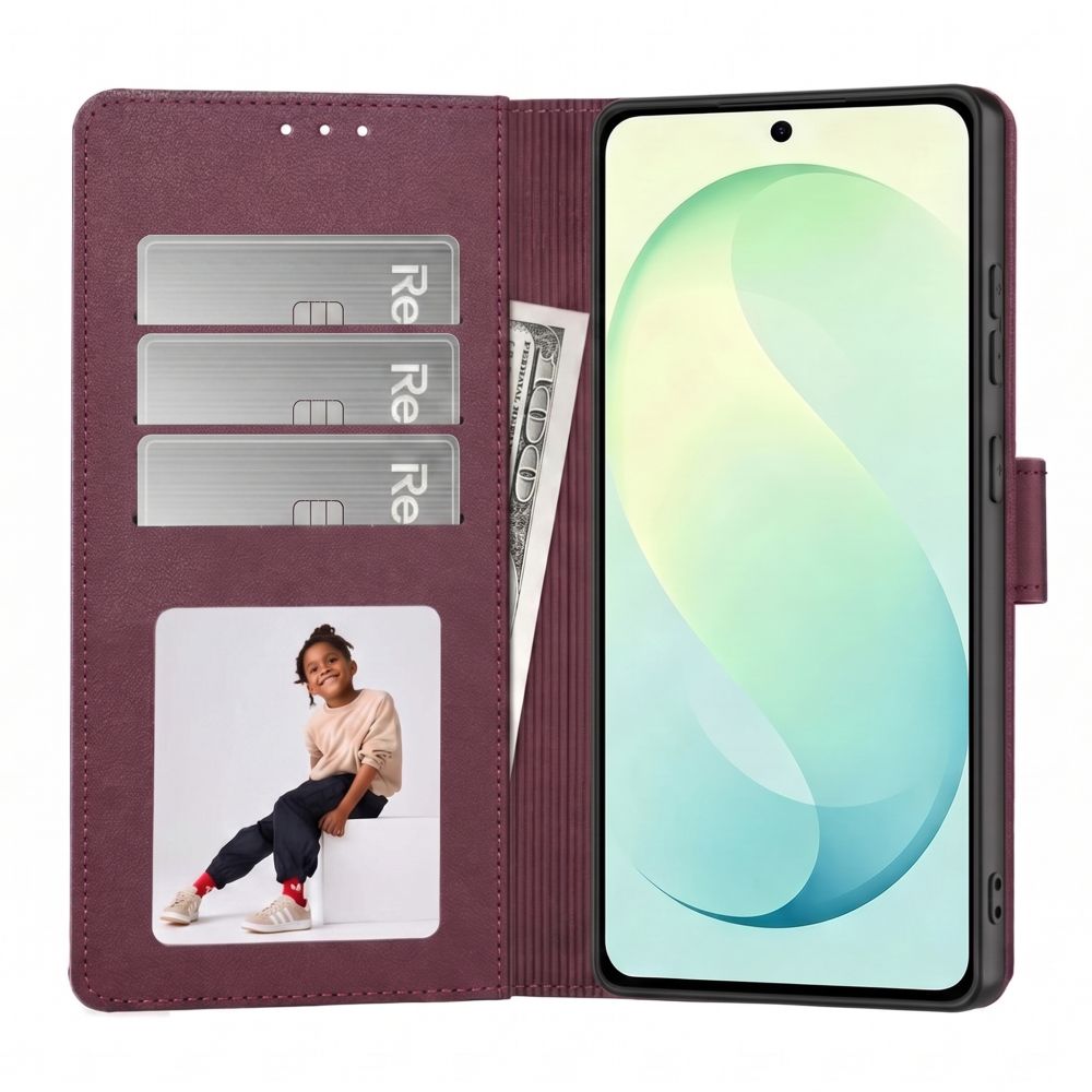 Tech-Protect Wallet Case for Samsung Galaxy S26 FE - Burgundy_1