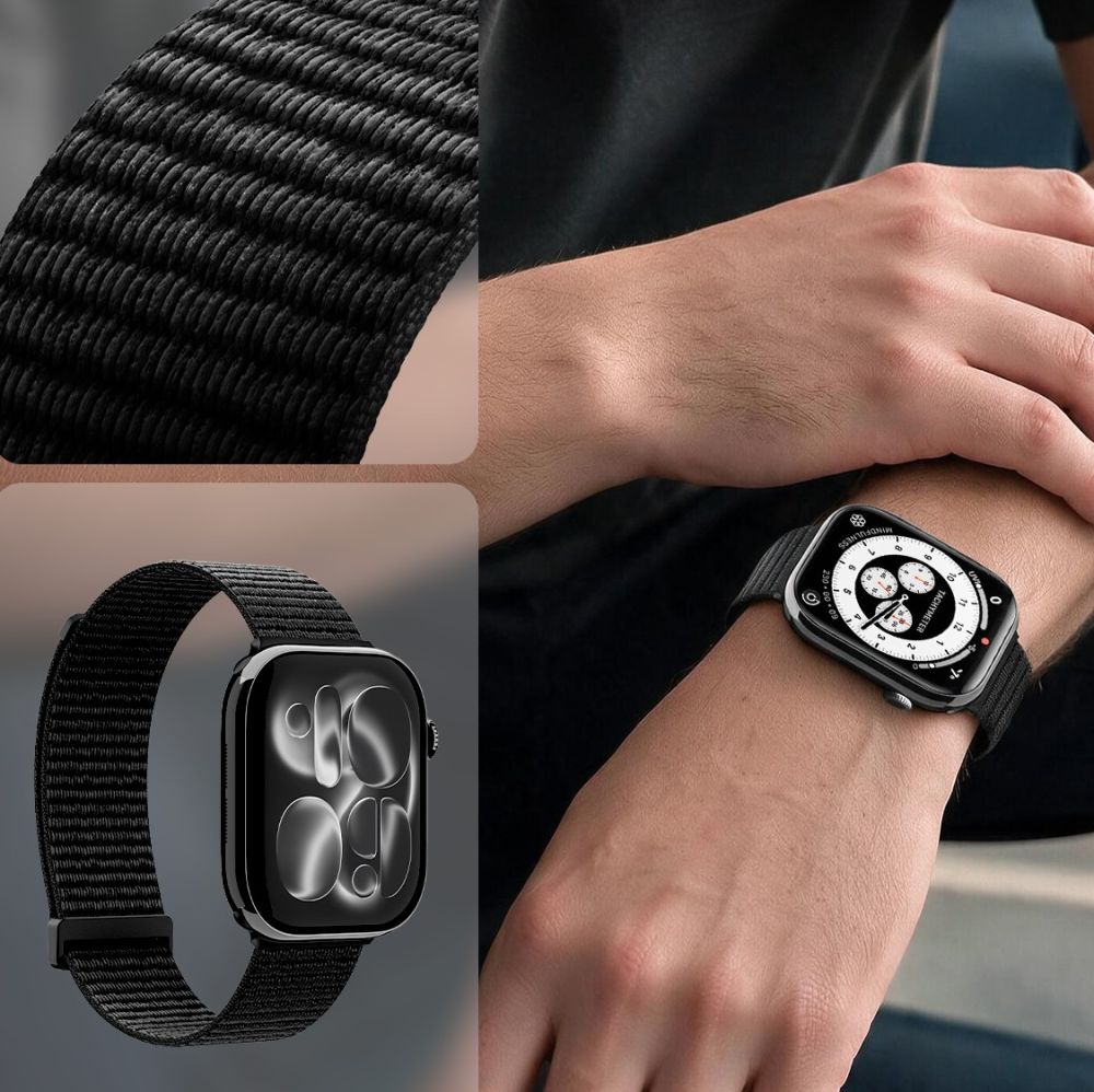 Spigen WBF01 Band for Apple Watch 44 / 45 / 46 / 49 mm - black_5