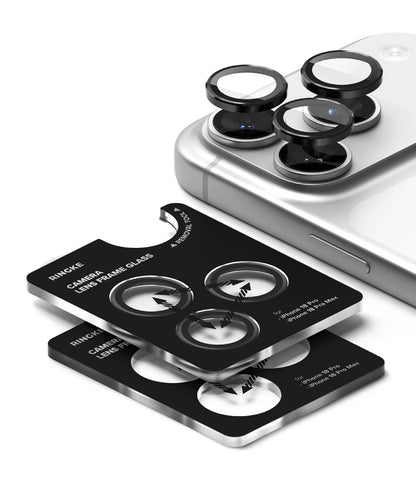 Ringke Camera Frame Protector 2-Pack Tempered Glass for iPhone 18 Pro / Pro Max - Black_2
