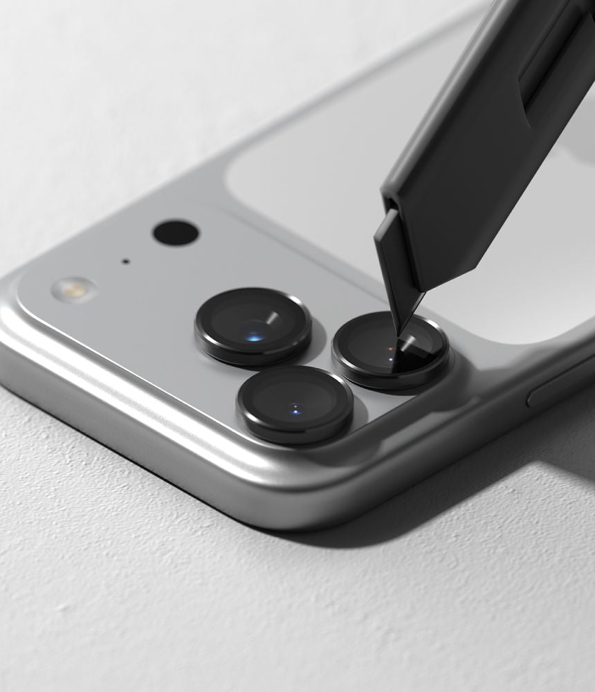 Ringke Camera Frame Protector 2-Pack Tempered Glass for iPhone 18 Pro / Pro Max - Black_5
