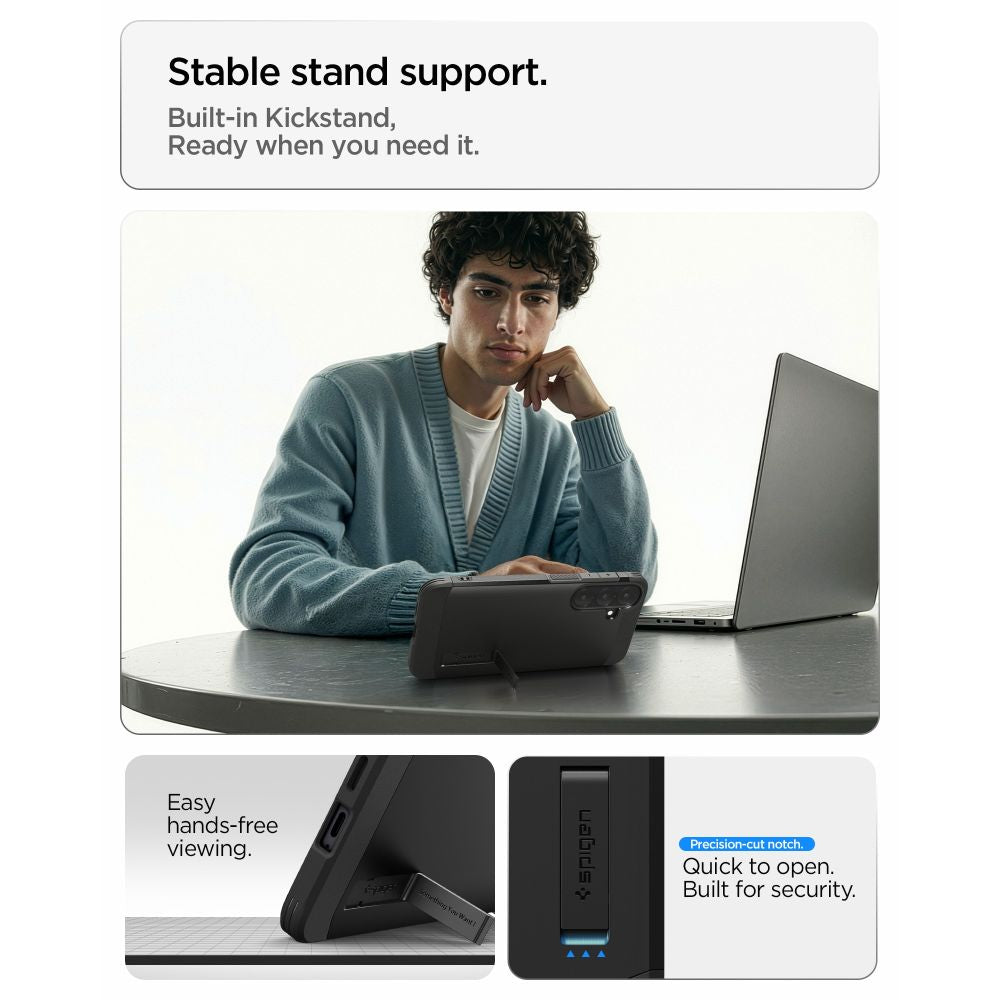 Spigen Tough Armor Mag MagSafe Case for Samsung Galaxy S26 FE - Black_7