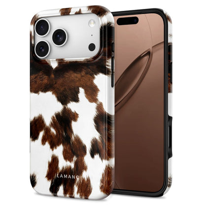 Tech-Protect Lamano MagSafe case for iPhone 18 Pro Max / 17 Pro - brown and white_1