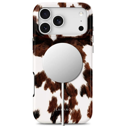 Tech-Protect Lamano MagSafe case for iPhone 18 Pro Max / 17 Pro - brown and white_3