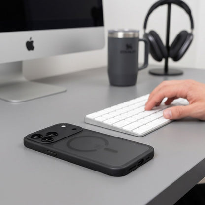 Tech-Protect Magmat Magsafe CC Case for iPhone 18 Pro Max / 17 Pro Max - Matte Black_4