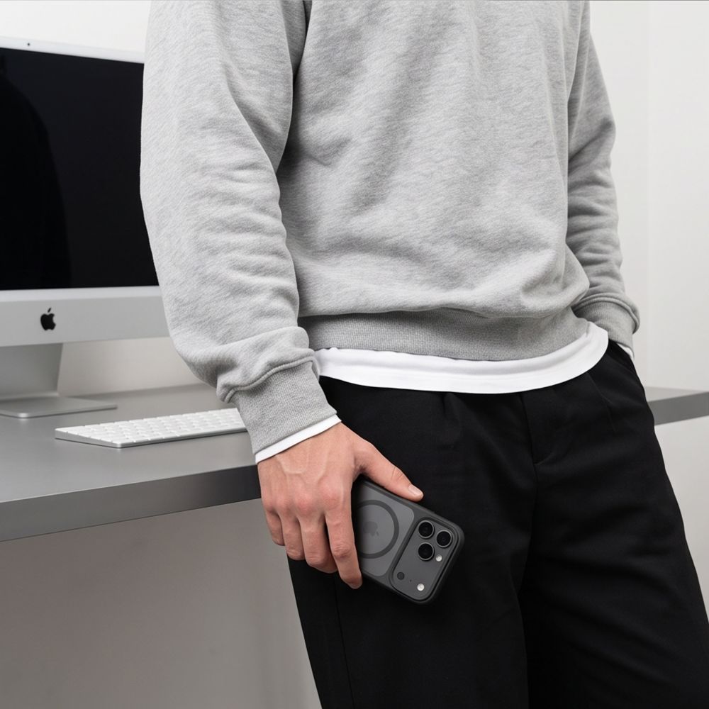 Tech-Protect Magmat Magsafe CC Case for iPhone 18 Pro Max / 17 Pro Max - Matte Black_6