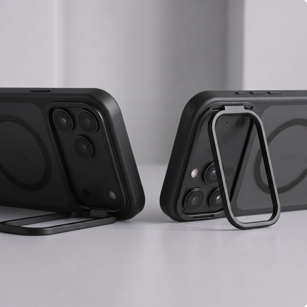 Tech-Protect MagStand MagSafe CC Case for iPhone 18 Pro / 17 Pro - Matte Black_9