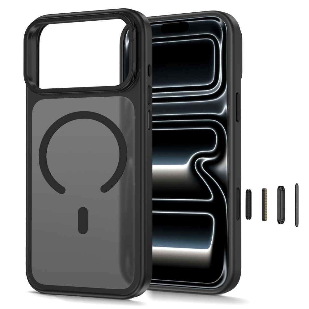 Tech-Protect MagStand MagSafe CC Case for iPhone 18 Pro / 17 Pro - Matte Black_1