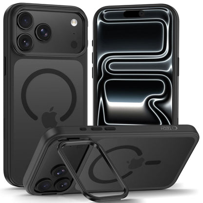 Tech-Protect MagStand MagSafe CC Case for iPhone 18 Pro Max / 17 Pro Max - Matte Black_0