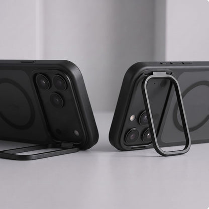 Tech-Protect MagStand MagSafe CC Case for iPhone 18 Pro Max / 17 Pro Max - Matte Black_9