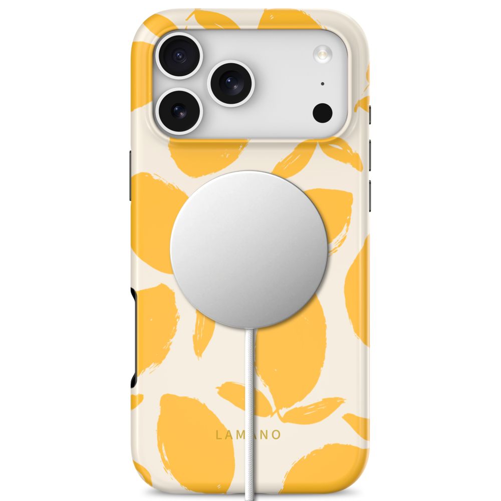 Tech-Protect Lamano MagSafe Case for iPhone 18 Pro Max / 17 Pro Max - Yellow and White_3