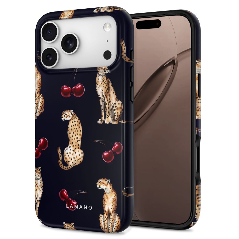 Tech-Protect Lamano MagSafe case for iPhone 18 Pro / 17 Pro - black and brown_1