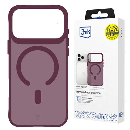3mk Smoke MagCase case for iPhone 18 Pro Max / 17 Pro Max - burgundy_0