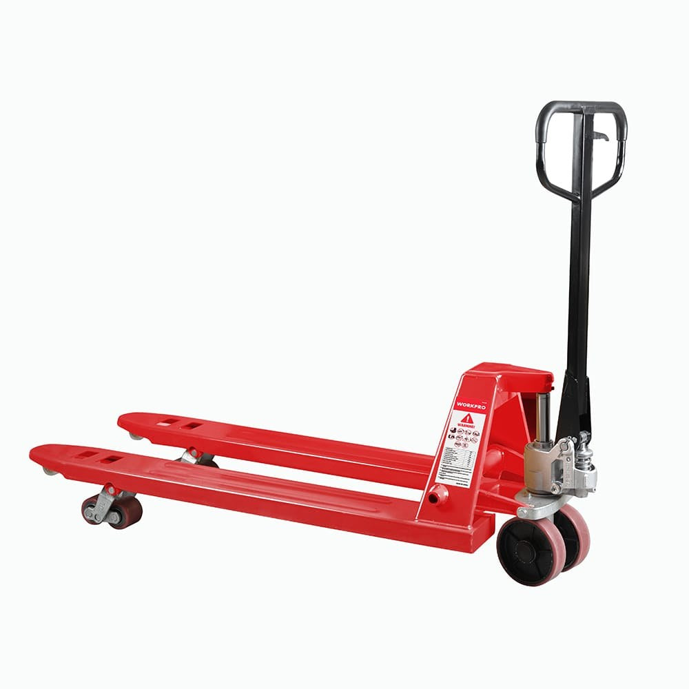 Transpaleteira manual vermelha de 2,5 t, 1150 x 550 mm_0