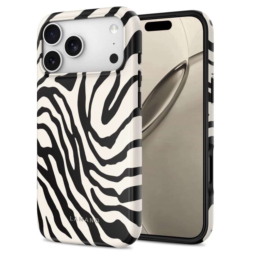 Tech-Protect Lamano MagSafe Case for iPhone 18 Pro Max / 17 Pro Max - White and Black_1