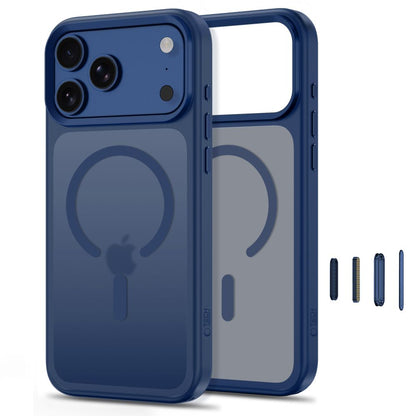 Tech-Protect Magmat Magsafe CC Case for iPhone 18 Pro / 17 Pro - Matte Navy Blue_1