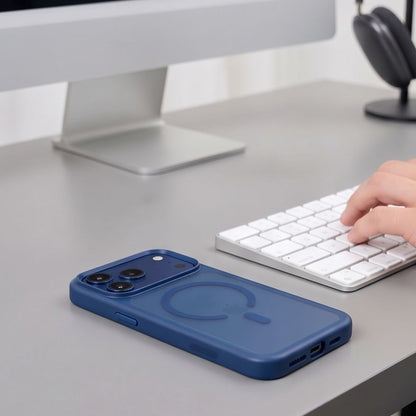 Tech-Protect Magmat Magsafe CC Case for iPhone 18 Pro / 17 Pro - Matte Navy Blue_6