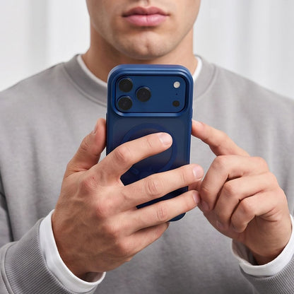 Tech-Protect Magmat Magsafe CC Case for iPhone 18 Pro / 17 Pro - Matte Navy Blue_7