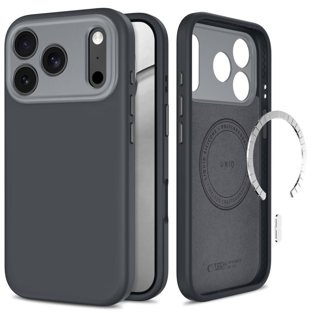 Tech-Protect Uniq MagSafe CC case for iPhone 18 Pro Max / 17 Pro Max - graphite_0