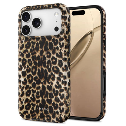 Tech-Protect Lamano MagSafe case for iPhone 18 Pro / 17 Pro - black and brown_1