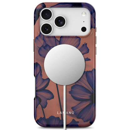 Tech-Protect Lamano MagSafe case for iPhone 18 Pro / 17 Pro - navy blue and brown_3