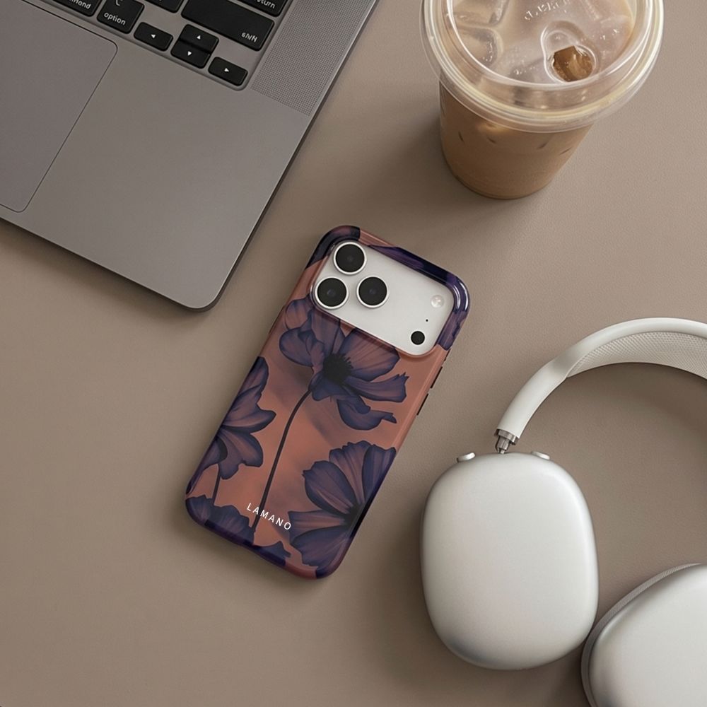 Tech-Protect Lamano MagSafe case for iPhone 18 Pro / 17 Pro - navy blue and brown_5