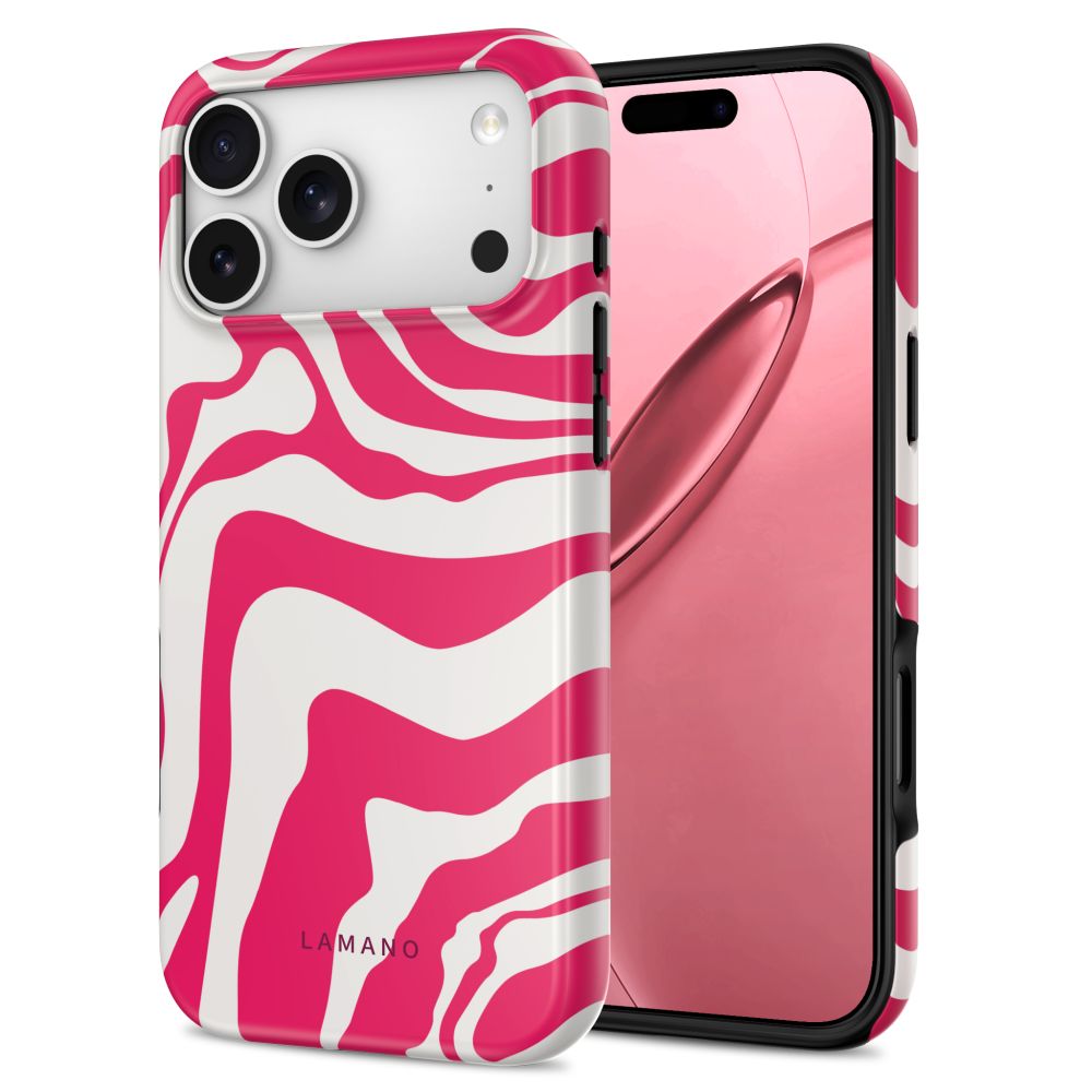 Tech-Protect Lamano MagSafe Case for iPhone 18 Pro Max / 17 Pro Max - White and Pink_1